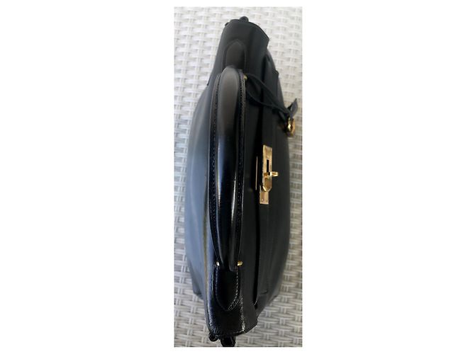 Hermès hermes kelly 32 Dorso in pelle nera Nero - vista 11