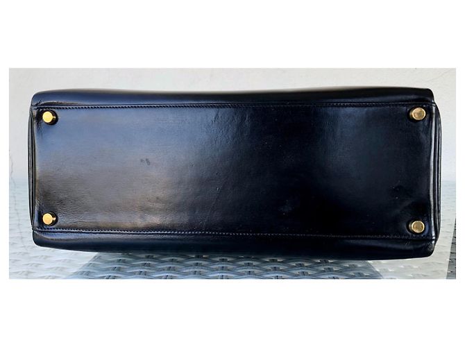 Hermès hermes kelly 32 Dorso in pelle nera Nero - vista 4