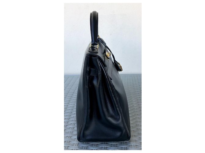 Hermès hermes kelly 32 Dorso in pelle nera Nero - vista 6