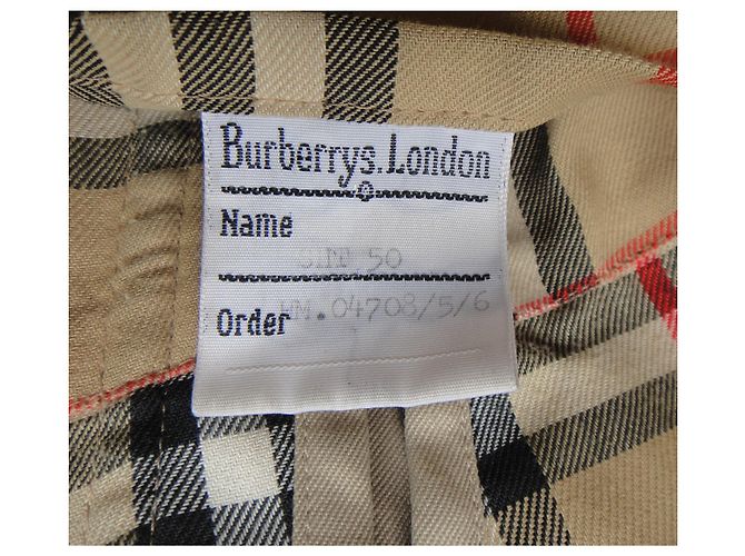 Burberry trench vintage uomo 50 Beige - vista 2