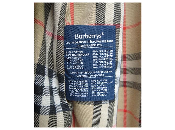 Burberry trench vintage uomo 50 Beige - vista 4