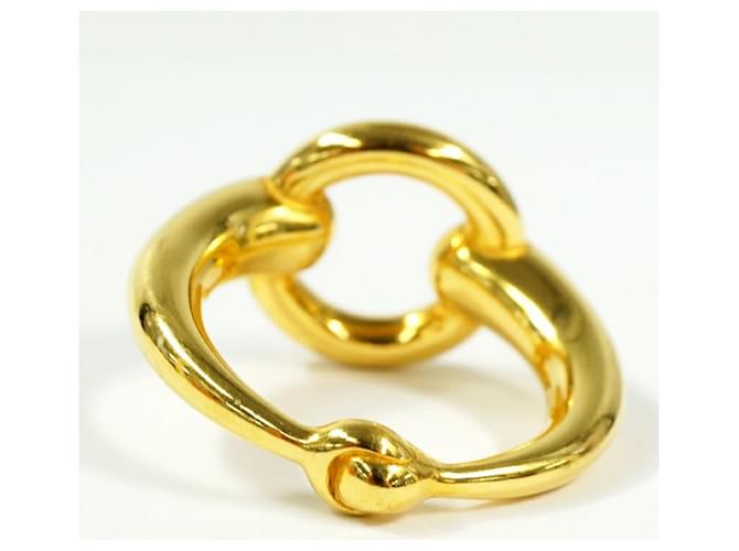 Ring Hermès HERMES Horse Bit Anello sciarpa donna oro D'oro - vista 3