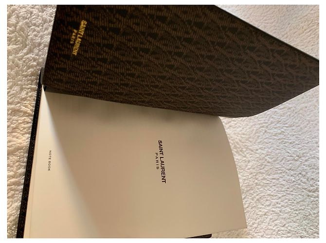 Saint Laurent Bedrucktes Monogramm-Notizbuch - Ansicht 6