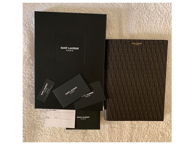 Saint Laurent Bedrucktes Monogramm-Notizbuch - Ansicht 9
