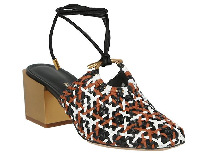 Salvatore Ferragamo Mules Laino Intrecciate - vista 2