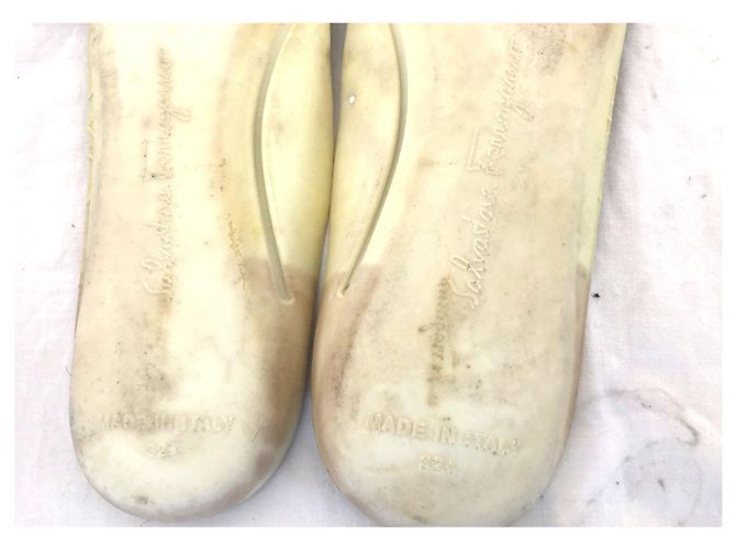 Sneakers Salvatore Ferragamo in pelle bianca Bianco - vista 10