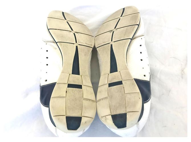 Sneakers Salvatore Ferragamo in pelle bianca Bianco - vista 8
