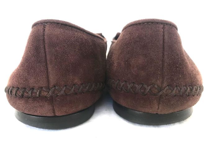 Zapatos Tod's de gamuza marrón con punta Castaño - vista 5