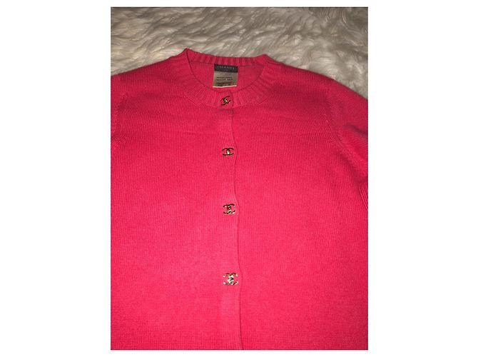 Chanel Cardigan Rosa Kaschmir Pink - Ansicht 15