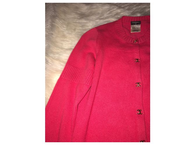 Chanel Cardigan Rosa Kaschmir Pink - Ansicht 18