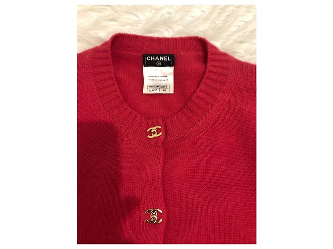 Chanel Cardigan Rosa Kaschmir Pink - Ansicht 3