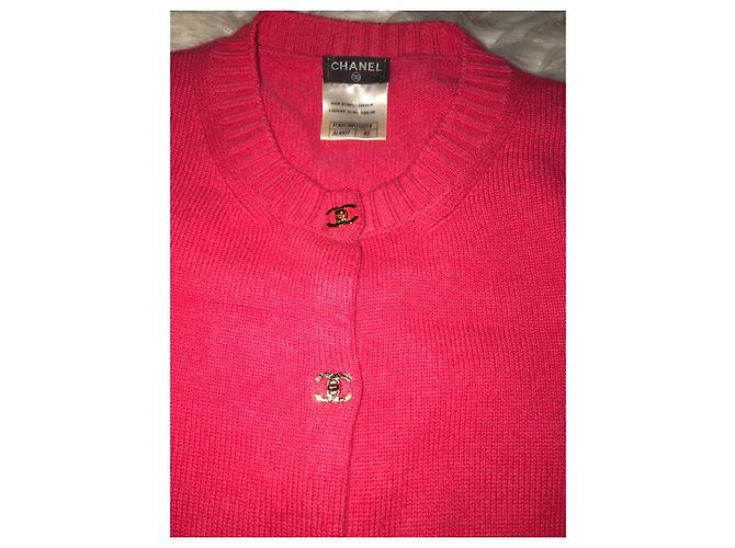 Chanel Cardigan Rosa Kaschmir Pink - Ansicht 7