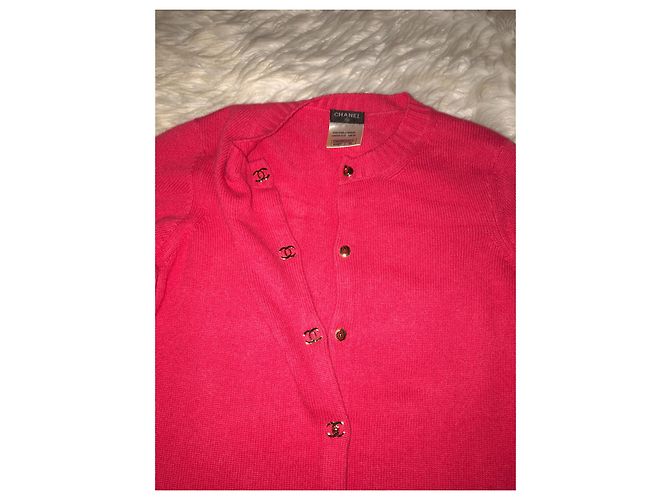 Chanel Cardigan Rosa Kaschmir Pink - Ansicht 8