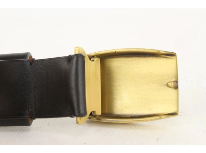 Louis Vuitton Grande 40/100 Cintura da montagna giapponese nera x oro - vista 3