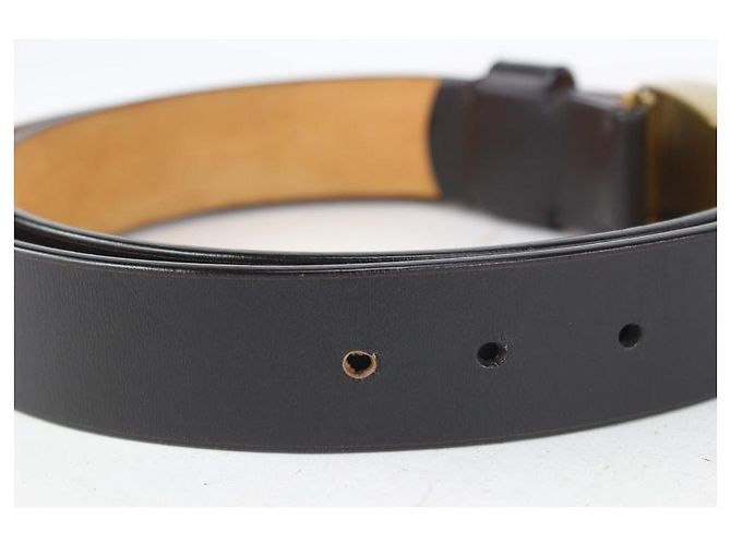 Louis Vuitton Grande 40/100 Cintura da montagna giapponese nera x oro - vista 5