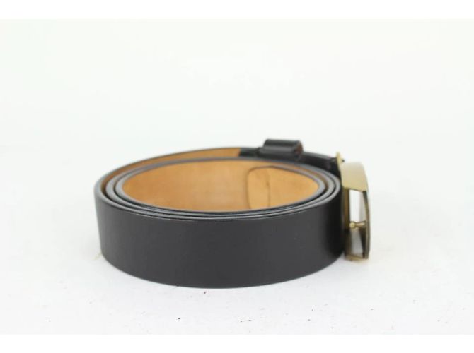 Louis Vuitton Grande 40/100 Cintura da montagna giapponese nera x oro - vista 8