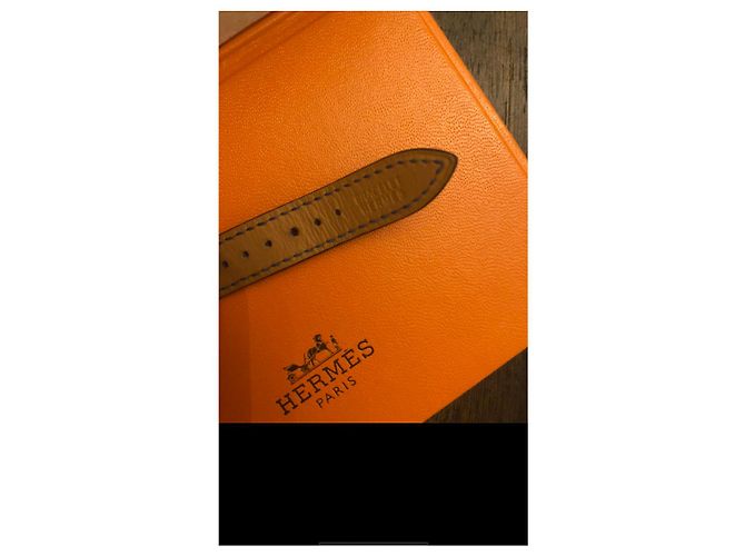 Hermès Orologio da tour foderato Kelly Blu - vista 6