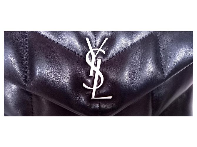 Saint Laurent Mini puffer in agnello trapuntato - vista 12