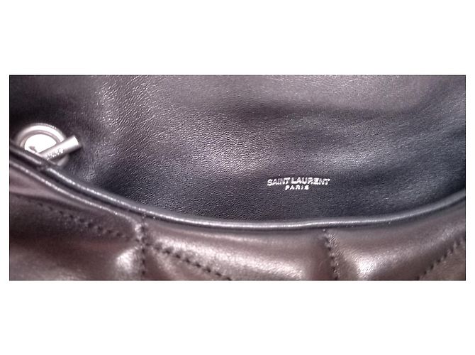 Saint Laurent Mini puffer in agnello trapuntato - vista 8