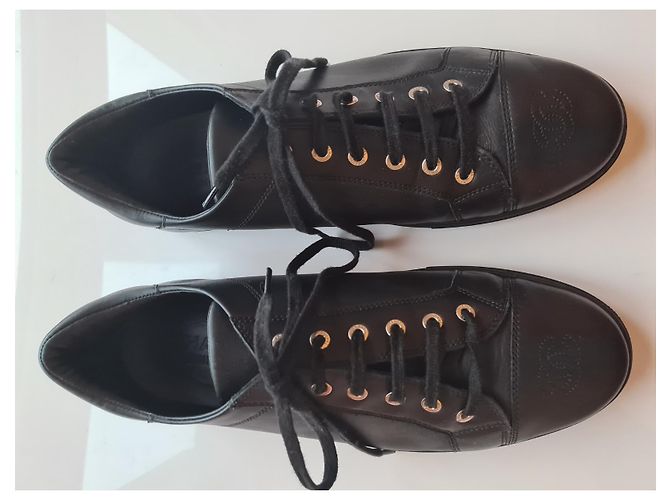 Sneakers Chanel in pelle 42 Nero - vista 11