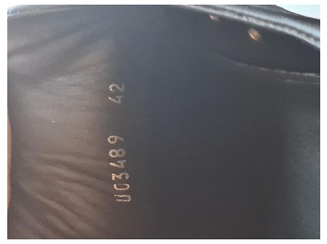 Sneakers Chanel in pelle 42 Nero - vista 4