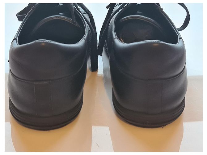 Sneakers Chanel in pelle 42 Nero - vista 7