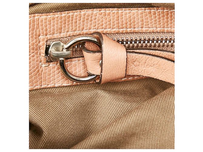 Chloé Chloe Rosa Eclipse-Leder-Boston-Tasche - Ansicht 9