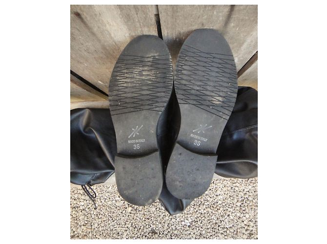 Botas altas Ann Tuil Koweit piel negra 36 Negro - vista 3