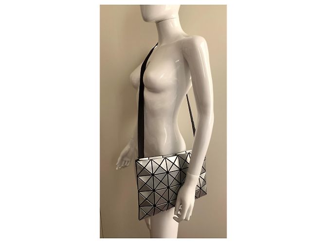 Issey Miyake Borsa a tracolla BaoBao argento - vista 8