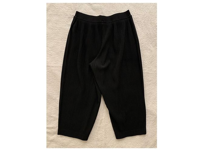 Issey Miyake Pantaloni neri Homme Plissé - vista 2