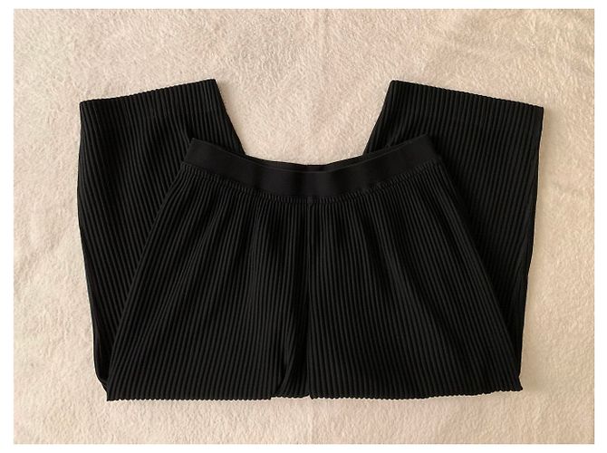 Issey Miyake Pantaloni neri Homme Plissé - vista 3