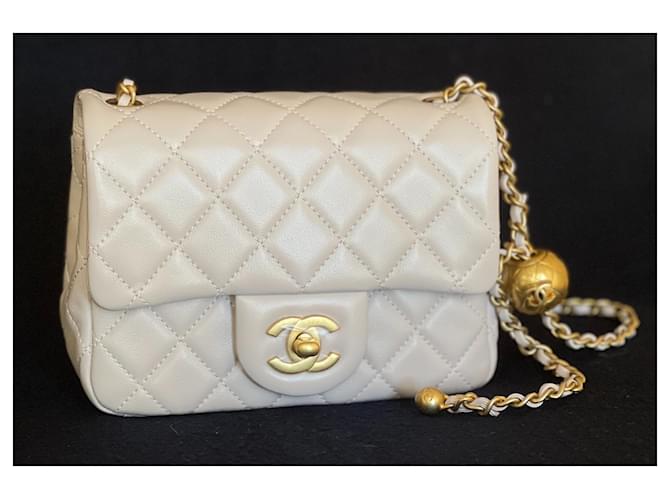 Timeless Chanel Pearl Crush Square Mini Patta Singola Porpora - vista 10