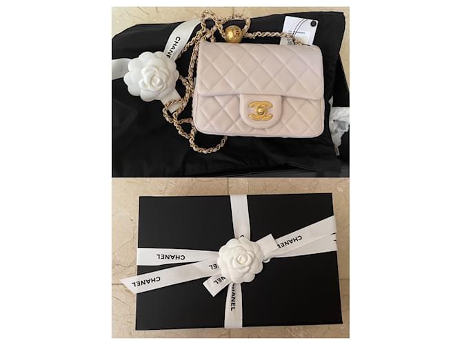 Timeless Chanel Pearl Crush Square Mini Patta Singola Porpora - vista 12