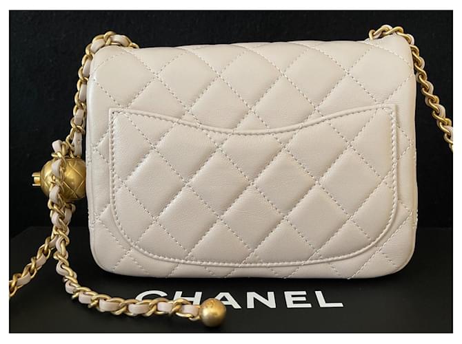 Timeless Chanel Pearl Crush Square Mini Patta Singola Porpora - vista 2