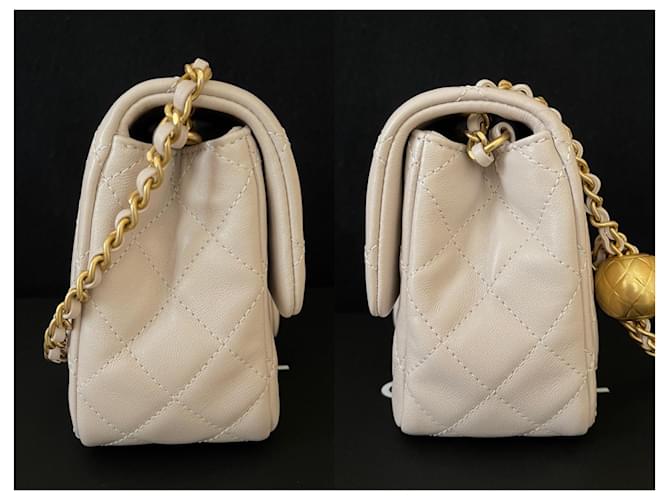 Timeless Chanel Pearl Crush Square Mini Patta Singola Porpora - vista 3