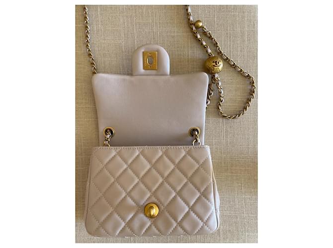 Timeless Chanel Pearl Crush Square Mini Patta Singola Porpora - vista 8