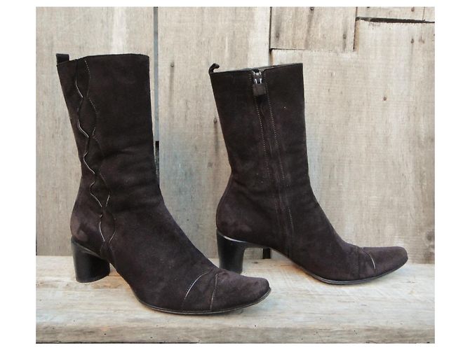 Costume National Botas de traje nacional Marrón oscuro - vista 2