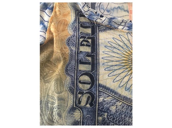 Top in mesh Jean Paul Gaultier con motivo tatuaggio Multicolore - vista 2