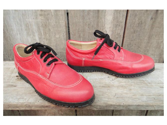vintage derby Carven p 38 Nuova Condizione Rosso - vista 2