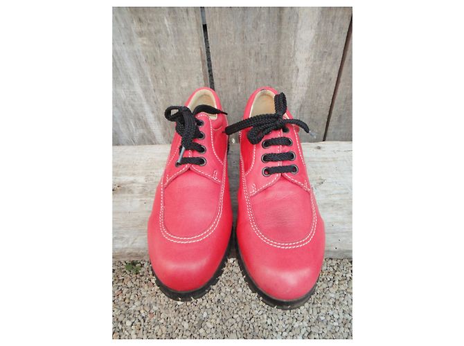 vintage derby Carven p 38 Nuova Condizione Rosso - vista 3