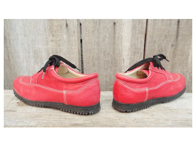 vintage derby Carven p 38 Nuova Condizione Rosso - vista 5