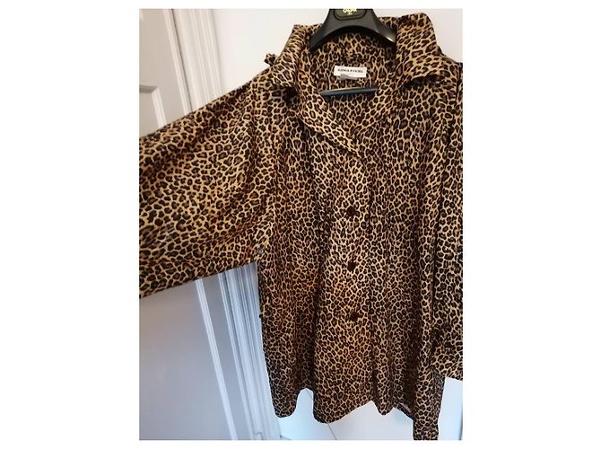 Gabardina impermeable Sonia Rykiel estampado leopardo Estampado de leopardo - vista 3