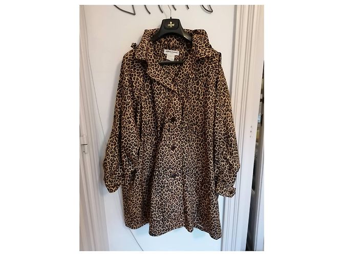 Gabardina impermeable Sonia Rykiel estampado leopardo Estampado de leopardo - vista 4