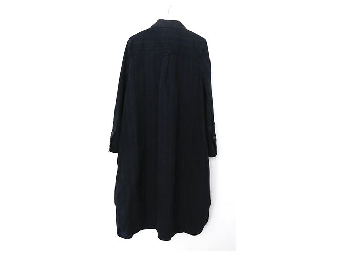 Toast Gestreiftes Jeanshemdkleid Marineblau - Ansicht 4