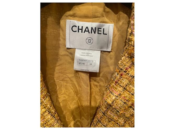 Chanel Chaquetas Amarillo - vista 2