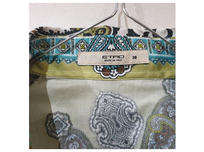 Etro camicia stretch paisley Multicolore - vista 3