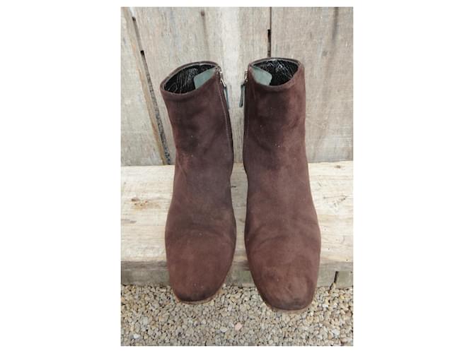 Botines Heschung p 38 Marrón oscuro - vista 2