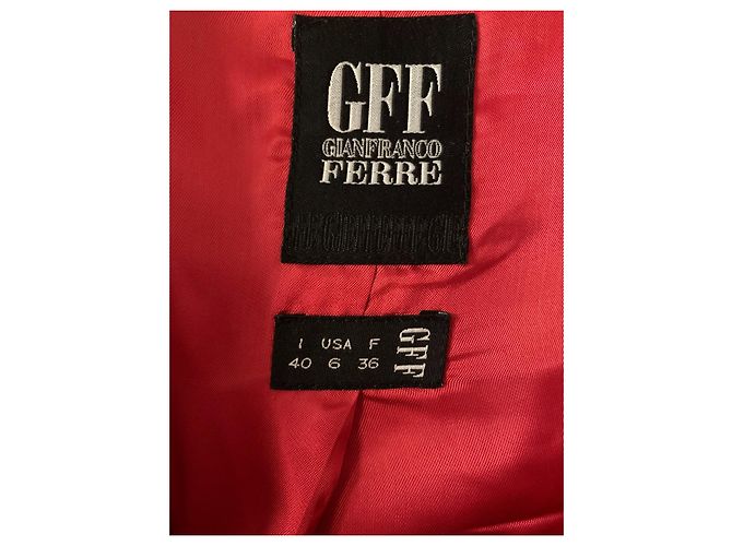 Gianfranco Ferre Vintage Vintage red wool coat - view 4