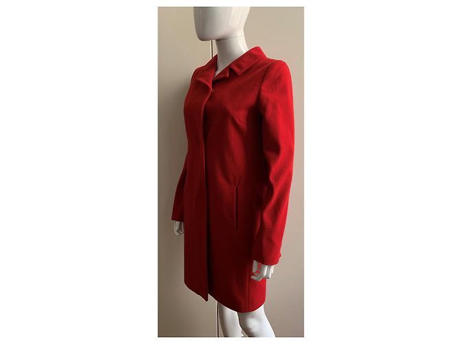 Gianfranco Ferre Vintage Vintage red wool coat - view 9