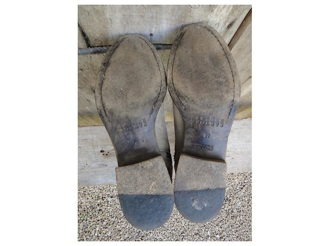 Sartore Nubuk Reitstiefel Beige Größe 37 - Ansicht 6